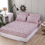 Parure de lit antid��rapante de draps - housses + taies d'oreiller avec impression d, housse de couette ...
