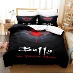 Parure de lit buffy contre les vampires, imprimee en 3d, parure de lit buffy contre les vampires, pour ...