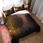 Parure de lit pour enfants et adolescents, 100 % coton a fibres longues, respirante, l�g�re, avec fermeture ...