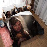 Parure de lit pour enfants et adolescents, housse de couette et taie d'oreiller en polycoton 225 fils, ...