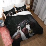 Parure de lit pour enfants et adolescents, plusieurs tailles, housse de couette 52 % coton, douce et ...