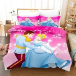 Parure de lit pour enfant ariel, blanche - neige et princesse, housse de couette pour lit double, jolie ...
