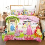 Parure de lit pour enfant ariel, blanche - neige et princesse, housse de couette pour lit double, jolie ... Parure de lit pour enfant ariel, blanche - neige et princesse, housse de couette pour lit double, jolie ...