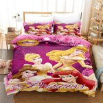 Parure de lit pour enfant ariel, blanche - neige et princesse, housse de couette pour lit double, jolie ...