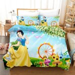 Parure de lit pour enfant ariel, blanche - neige et princesse, housse de couette pour lit double, jolie ... Parure de lit pour enfant ariel, blanche - neige et princesse, housse de couette pour lit double, jolie ...