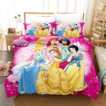 Parure de lit pour enfant ariel, blanche - neige et princesse, housse de couette pour lit double, jolie ...
