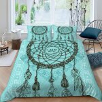 Parure de lit pour enfant x cm attrape - r�ves housse de couette color� plume parure de lit en microfibre ...