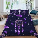 Parure de lit pour enfant x cm attrape - r�ves housse de couette color� plume parure de lit en microfibre ...