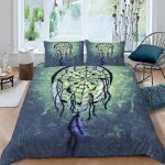 Parure de lit pour enfant x cm attrape - r�ves housse de couette color� plume parure de lit en microfibre ...