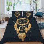 Parure de lit pour enfant x cm attrape - r�ves housse de couette color� plume parure de lit en microfibre ...