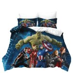 Parure de lit avec housse de couette et imprime numrique marvel spiderman 3d, cadeau idal pour fille ...