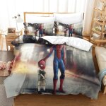 Parure de lit avec housse de couette spiderman pi�ces impression d superheroes motif microfibre avec ...
