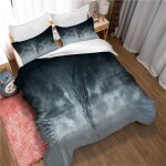 Parure de lit avec housse de couette et taies d'oreiller en microfibre, imprim�e pour enfants et adolescents, ...