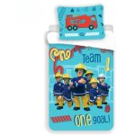 Parure de lit avec housse de couette et taie d'oreiller motif sam le pompier