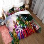 Parure de lit avec housse de couette et taie d'oreiller the legend of zelda pour enfant, gar�on, jeune, ...