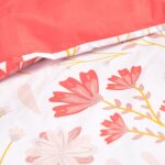 Parure de lit imprim� floral coton 240x220cm