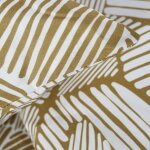 Parure de lit imprim graphique coton 240x220cm