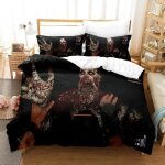 Parure de lit imprimee en 3d avec housse de couette et taie d'oreiller motif dying light 2 stay human ...