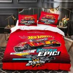 Parure de lit imprimee en 3d monster truck hot wheel, housse de couette et taie d'oreiller, pour lit ... Parure de lit imprimee en 3d monster truck hot wheel, housse de couette et taie d'oreiller, pour lit ...