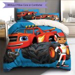 Parure de lit imprimee bracelet et monster machine, housse de couette et taie d'oreiller, decoration ... Parure de lit imprimee bracelet et monster machine, housse de couette et taie d'oreiller, decoration ...