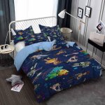 Parure de lit king size - toy story, ensemble de 3 pieces en microfibre avec housse de couette et 2 taies ...