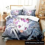 Parure de lit de luxe avec housse de couette et taie d'oreiller motif anime kumoko so i'm a spider so ... Parure de lit de luxe avec housse de couette et taie d'oreiller motif anime kumoko so i'm a spider so ...