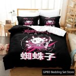 Parure de lit de luxe avec housse de couette et taie d'oreiller motif anime kumoko so i'm a spider so ... Parure de lit de luxe avec housse de couette et taie d'oreiller motif anime kumoko so i'm a spider so ...