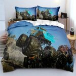 Parure de lit m - monster jam truck imprimee en 3d avec housse de couette et taie d'oreiller pour lit ... Parure de lit m - monster jam truck imprimee en 3d avec housse de couette et taie d'oreiller pour lit ...