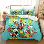 Parure de lit mickey, housse de couette mickey mouse classique, parure de lit minnie mouse, couette multi ...