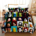 Parure de lit mickey, housse de couette mickey mouse classique, parure de lit minnie mouse, couette multi ...