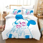 Parure de lit mickey, housse de couette mickey mouse classique, parure de lit minnie mouse, couette multi ...