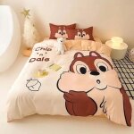 Parure de lit mickey avec housse de couette et taie d'oreiller, king size, pour enfants, garcon s et ...