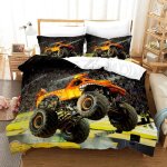 Parure de lit monster jam pour lit simple, double, double, queen et king size. parure de lit monster ... Parure de lit monster jam pour lit simple, double, double, queen et king size. parure de lit monster ...