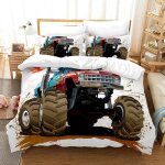 Parure de lit monster jam pour lit simple, double, double, queen et king size. parure de lit monster ... Parure de lit monster jam pour lit simple, double, double, queen et king size. parure de lit monster ...
