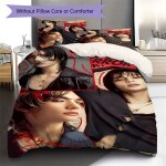 Parure de lit a motif hwang hyun - jin - housse de couette et taies d'oreiller en polyester doux avec ...