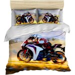 . parures de lit d moto autoroute chevalier limite sports voiture de course passion capture num��rique ...