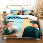 Parure de lit nick charlie maple leaves heartstopper avec housse de couette et taie d'oreiller pour chambre ...