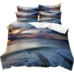Parure de lit ��t�� oc��an mouette palmier plage ��toile de mer coquille ?les du golfe motif ensemble ...