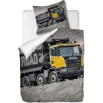 Parure de lit pi��ces avec housse de couette et taie d'oreiller, camion d'ing��nierie, x cm / x cm x ...