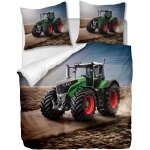 Parure de lit pi��ces avec housse de couette et taies d'oreiller, enfant motif tracteur, x cm / x cm ...