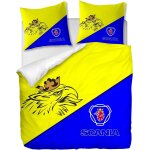 Parure de lit pi��ces avec housse de couette et taies d'oreiller, image classique du camion, x cm / x ...