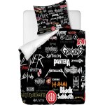 Parure de lit pi��ces avec housse de couette et taies d'oreiller, s��rie de rock, x cm / x cm x (multi ...