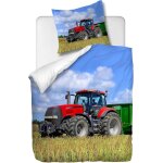 Parure de lit pi��ces avec housse de couette et taie d'oreiller, tracteur agricoles, x cm / x cm x , ...