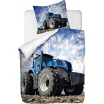 Parure de lit pi��ces avec housse de couette et taie d'oreiller, tracteur agricole, x cm / x cm x , multi ...