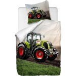 Parure de lit pi��ces avec housse de couette et taie d'oreiller, tracteurs, x cm / x cm x , multi