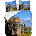 Parure de lit pi��ces, housse de couette x cm et taies d'oreiller x cm, hypoallerg��nique, % polyester, ...