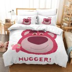 Parure de lit pi��ces pour lotso toy story impression d housse de couette en microfibre hypoallergique ...