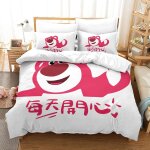Parure de lit pi��ces pour lotso toy story impression d housse de couette en microfibre hypoallergique ...