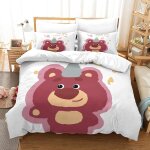 Parure de lit pi��ces pour lotso toy story impression d housse de couette en microfibre hypoallergique ...