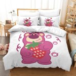 Parure de lit pi��ces pour lotso toy story impression d housse de couette en microfibre hypoallergique ...